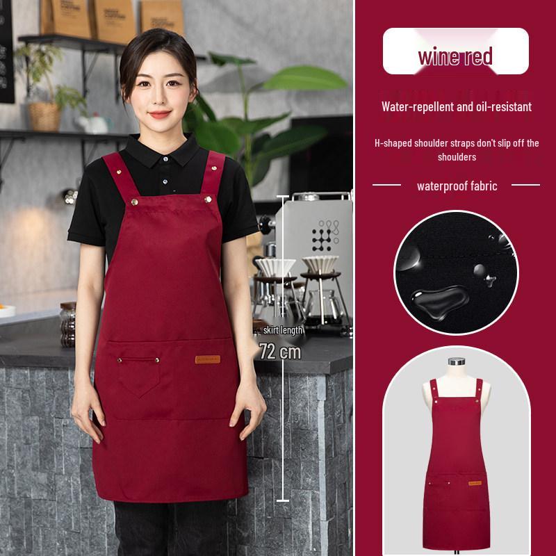 Waterproof Canvas Apron for Coffee Shops, Catering, and Baking