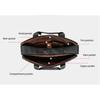 Echte Leder Herren Aktentaschen 15,6" Laptop Tasche Bürotaschen für Männer Dokumenten Business Umhänge Messenger Tasche Handtasche