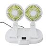 Car Dual Hd   Circulator Fan USB Powered Dashboard Cooling   Circulator Fan Electric Car Cooler Fan