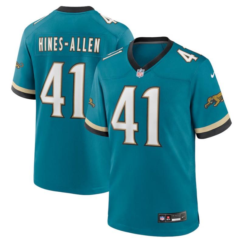 Jersey Personalizado NFL Jacksonville Jaguars 7 12 16 Uniforme de Futebol Bordado Masculino Feminino Roupa Esportiva