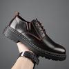 Scarpe da lavoro di sicurezza da esterno alla moda in vera pelle fatte a mano scarpe casual Oxford con lacci fondo spesso resistenti all'usura