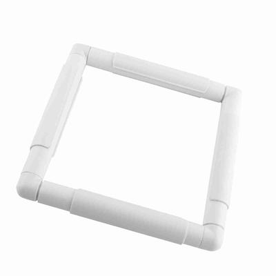 Plastic Clip Frame for Embroidery Stitch Quilting Needlepoint Tool(20.3*20.3cm)