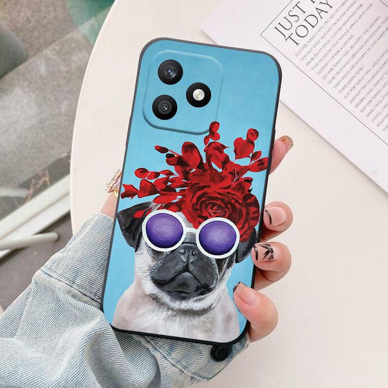 For Honor X8D Phone Case Astronaut Silicone Camera Protection Back Cover for Honor X8D Funda Coque HonorX8D Shell