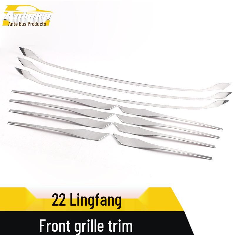 Grille Trim & Front Lip Bumper Protector for 2022 Lingfang