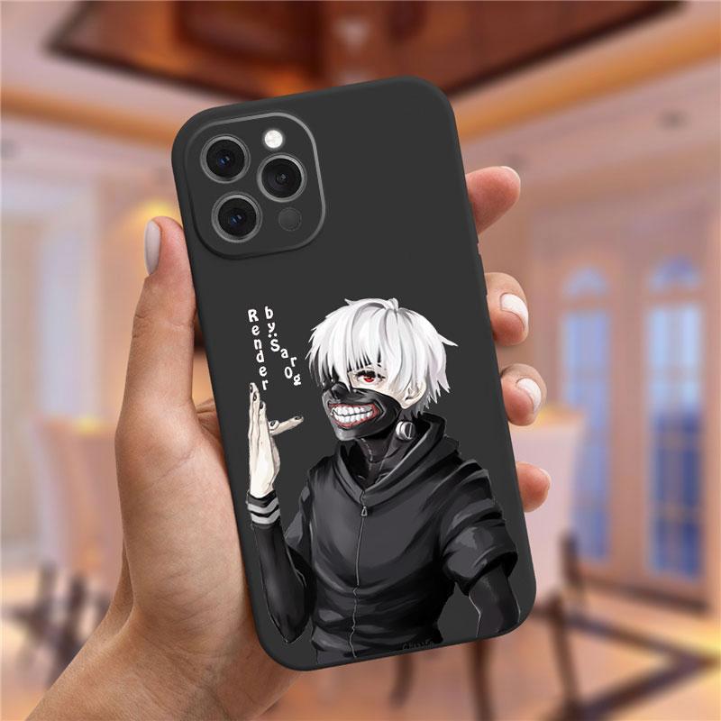 Japanese Anime Tokyo Ghoul Japan Suave Phone Case For iPhone 13 Mini 12 11 Pro Max 7 8 6s Plus XS Max XR Back Fundas Coque Cover