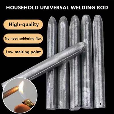 9/12/15/pcs Low Temperature Welding Rod Easy Weld Rod for Copper Iron Stainless Steel Aluminum Metal Soldering Repairing Rods