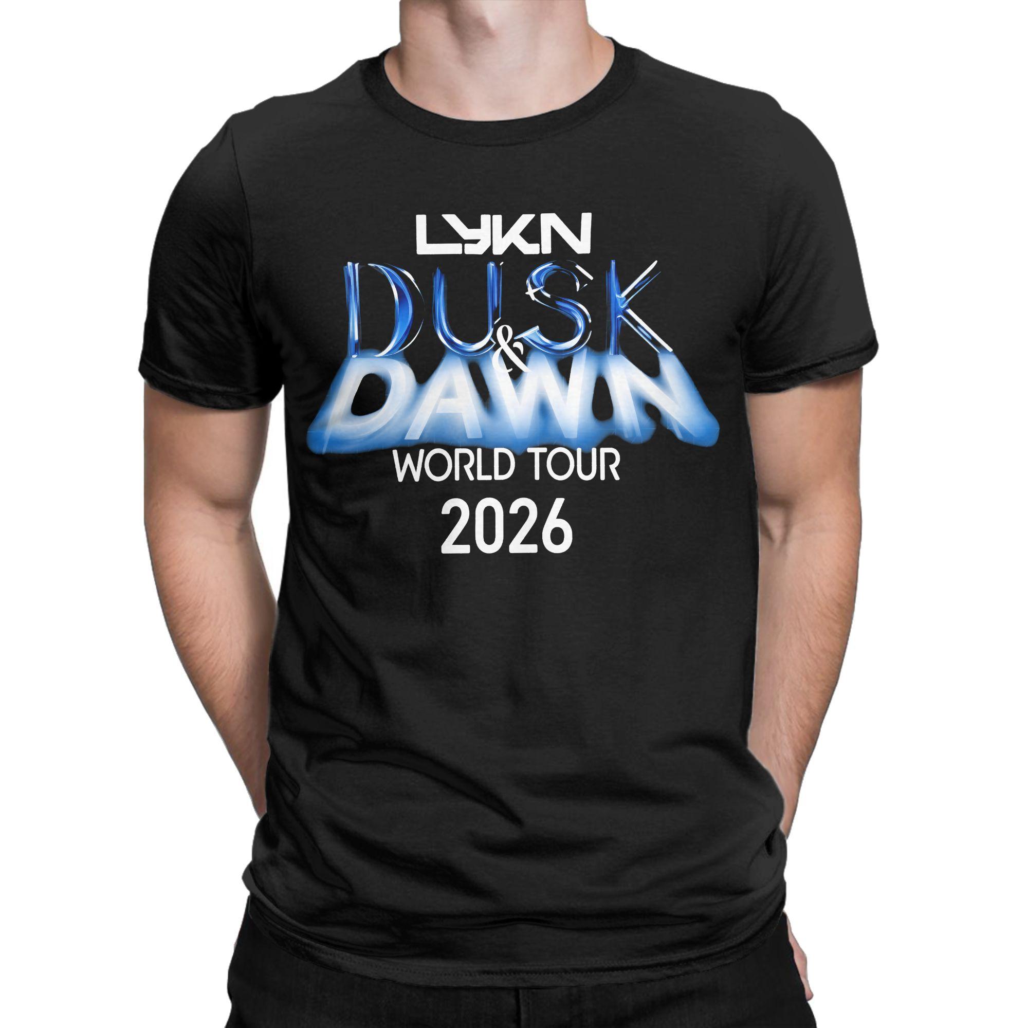 

LYKN Lykyou TShirt Men Women Vintage Cotton Tees Crew Neck Short Sleeve T Shirts 4XL 5XL 6XL Clothes S
