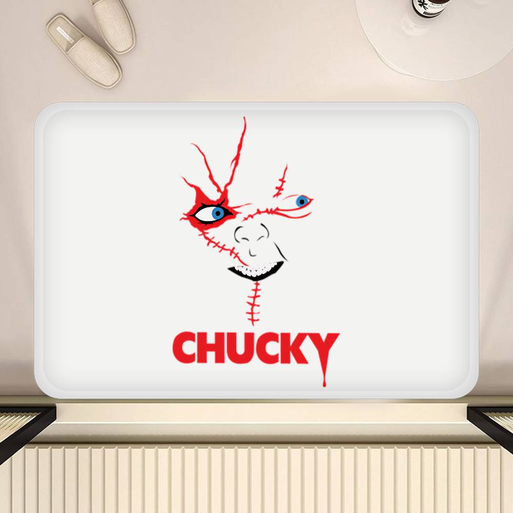 Classic Chucky Horror Movie Floor Mat INS Style Soft Bedroom Floor House Laundry Room Mat Anti-skid Household Carpets