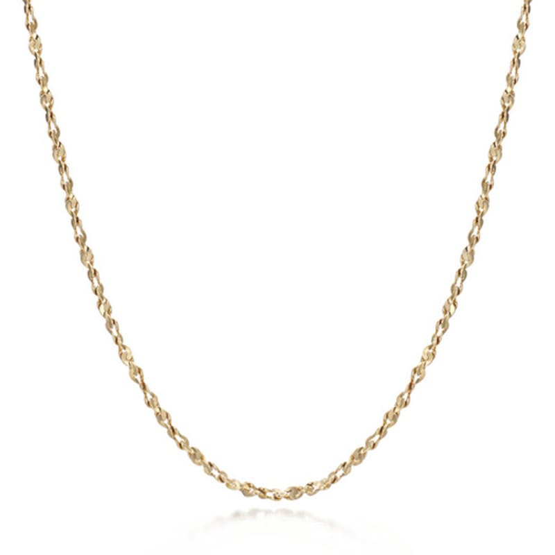 PAIGEFLYNN JEWELRY [925 Silver] Fine Knit Chain Necklace