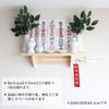 Modern Wall-Mounted Shinto Shrine Charm Stand, 45x12x12cm, Wall-Mounted Shinto Shrine Charm Stand (Kamidana), Ideal for Ancestral Shrines, One