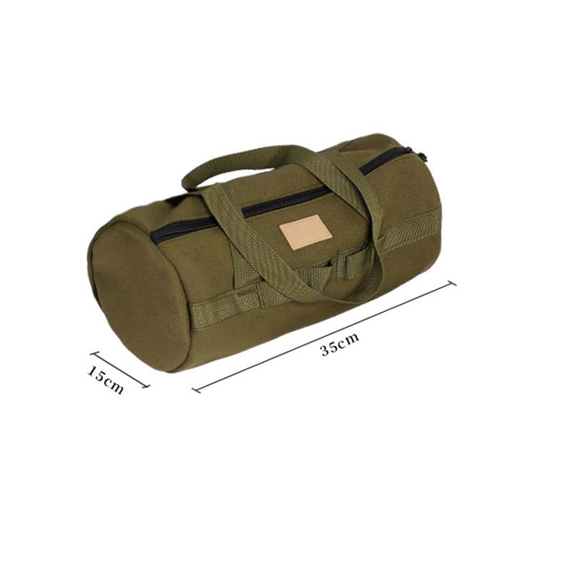 Outdoor Sports Bags Camping Tent Pegs Bag Cylindrical Stake Storage Backpack Portable Miscellaneous Bag Tool Box Camping Accessories