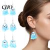 Eye-catching Earrings Ghost Glow-in-the-Dark Pendant for Women Decor, Fun Unique Lightweight Jewelry Cute Earrings, Necklace Halloween Cartoon