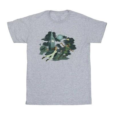 Peter Pan And Wendy Mens Big Ben Clouds T-Shirt
