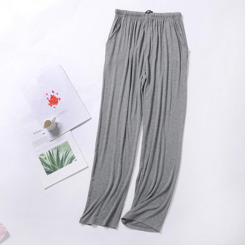 New Men's Modal Trousers Thin Section Spring and Summer Home Pants Men's Plus Size Home Pants Casual Trousers Pajama Pants