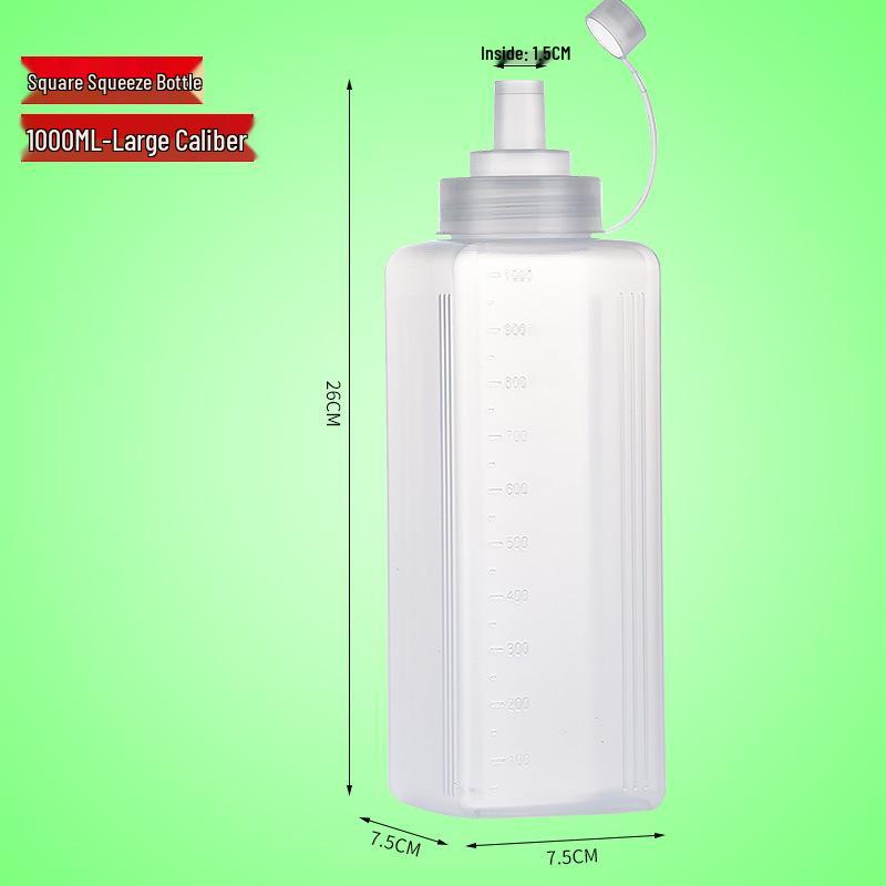 Commercial Tomato Salad Dressing Plastic Squeeze Bottle - Food Grade, Wide Mouth, Ideal for Jam and Milk Tea