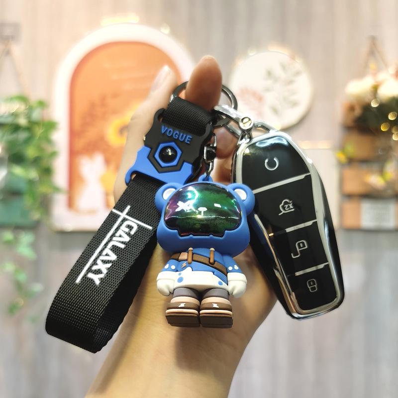 Car Key Cover for BYD Models: Qin Plus, DMI, Dolphin, Song Plus/Pro, Han EV, Tang, Yuan - Unisex