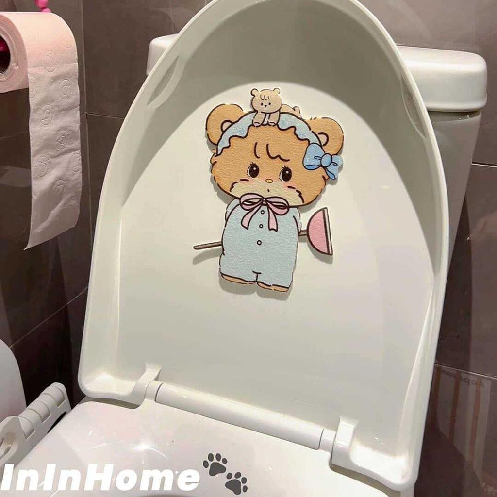 Fragrant Cartoon Toilet Deodorizing Stickers: Cute & Aromatic Bathroom Odor Removers