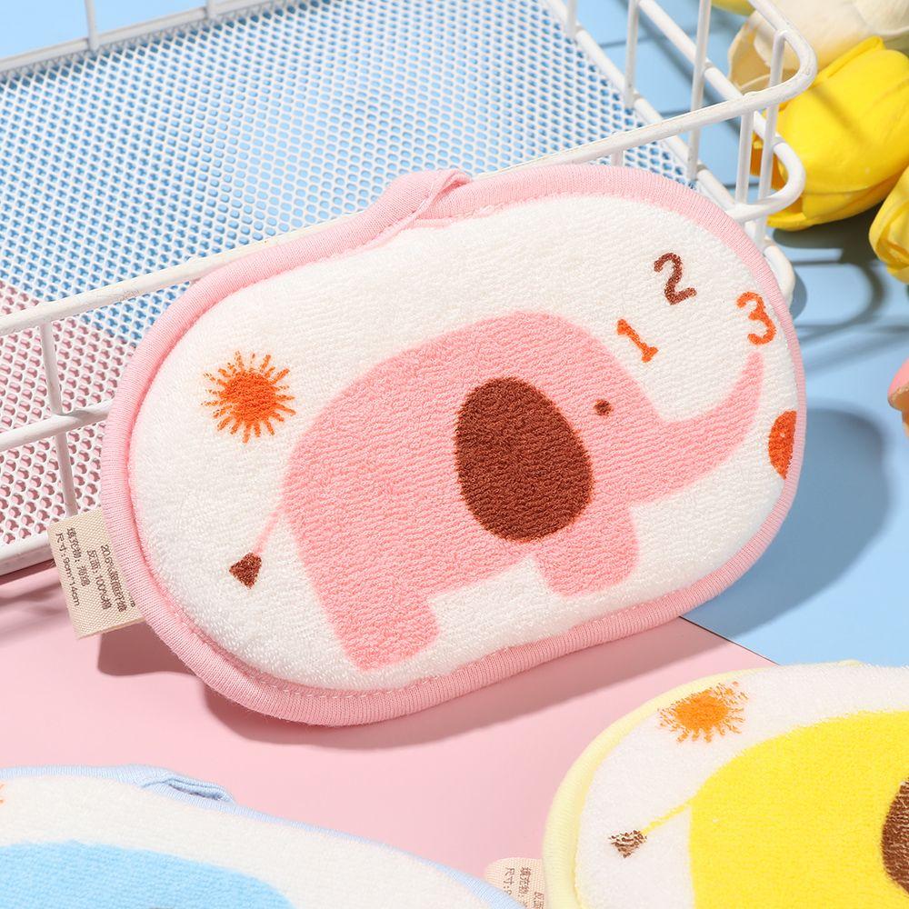 Bath Towels Exfoliating Massager Bath Sponge Shower Brush Elephant Pattern Infant Children Rub