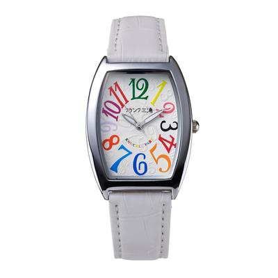 Frank Miura Watch Reprinted Four Major Brands Zero Watch Quartz Ladies Japan's (Rainbow White)