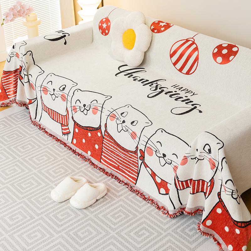 

Мультяшный шенилловый чехол для дивана, ткань, полотенце, легкая роскошь, высокое качество, защита от царапин, подушка для дивана, универсальное одеяло для дивана на четыре сезона 180*130cm