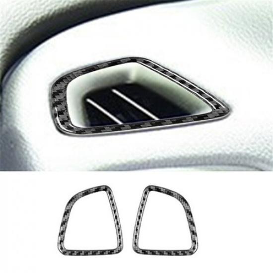 Carbon Fiber Interior Air Vent Defogger Cover Trim For Colorado Canyon 2015-22