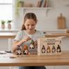 Kit Fai da Te Gnomo 3D con Perline Set Artigianato Plastica Fatto a Mano Kit Artigianale Gnomo con Perline Facile per Principianti