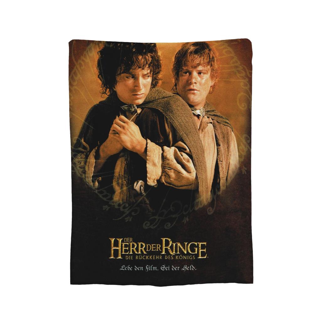 L-Lords Of The R-Rings Blankets Fleece Spring/Autumn  Portable Soft Throw Blankets for Bedding Travel Quilt