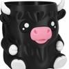 Cute PP Dessert Pint Holder with Spoon Slot with Handle Beer Can Holder Cartoon Design Ice Cream Pint Cover For Home Use