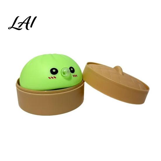 Decompression Sensory Toy Cartoon Expression Bubble Dumpling Stress Relief Steamed Bun Hand Relaxation Squeeze Fidget Tool Portable Reliever
