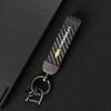 Carbon fiber Leather Car Keyring Exquisite Anti-lost Car Keychain For Chevrolet Colorado Cruze Spark Captiva Malibu Trax