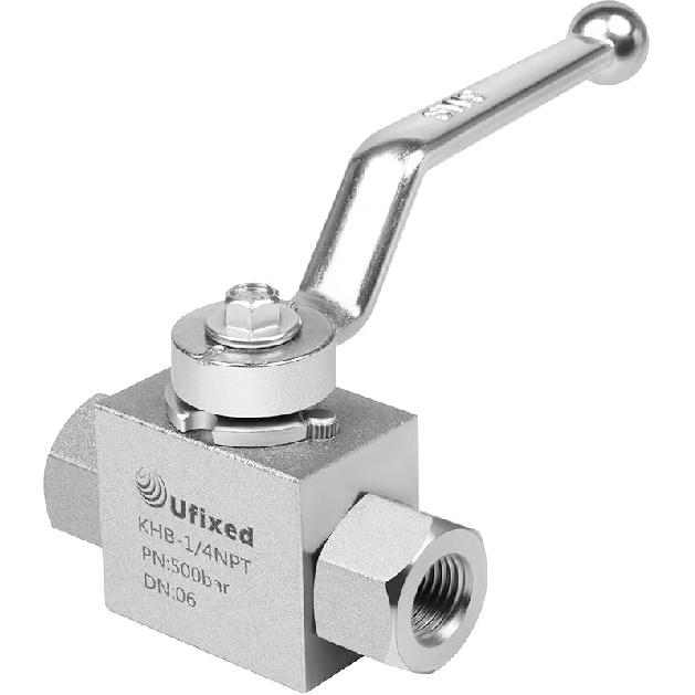 

3/4 High Pressure Hydraulic Ball Valve - 4500 Psi, 3/4 NPT DN10 Ball Valve With Handle 2 Way 1/4 Ball Valve