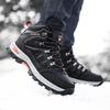 Large Size Outdoor Hiking Boots New Men Women Non Slip Lace Up Climbing Winter Black Warm Fur Sneakers Size Trekking Hiking Shoe
