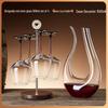 Creative Red Wine Glass Hanging Rack for Living Room Cabinets - Display and Storage Shelf with Ornaments