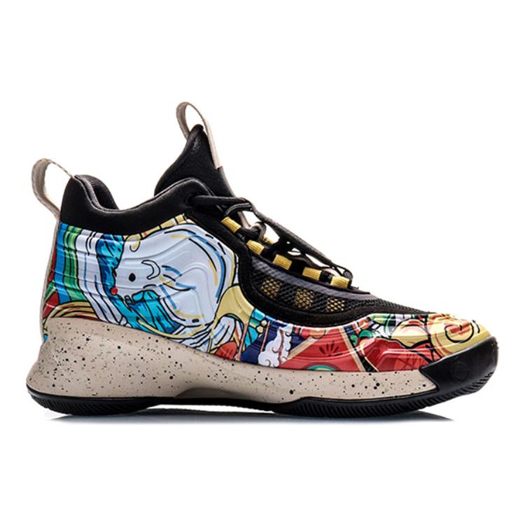 Li Ning CF The Mouse Bites Through The Sky. Comfortable Slip Resistant Lightweight Non slip Lightweight Mid top AGBP113-6