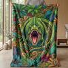 Tyrannosaurus Rex Evolution Theme blanket Lightweight Warm Flannel Blanket Decorative Throw Blanket for Home Decoration