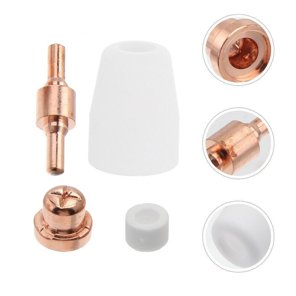 Für PT-31 Für Plasmaschneider Verbrauchsmaterialien 100 Stück Kit für CUT-40 CUT40 Für CUT50 Enthält Elektroden Düsen Wirbelringe Schilde