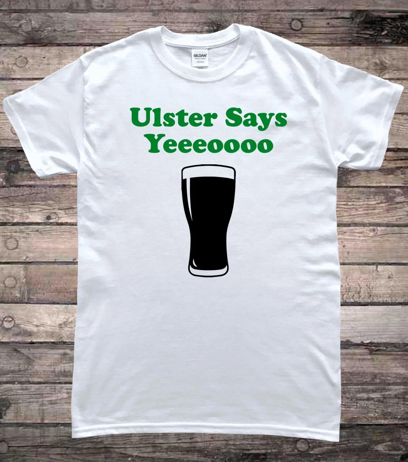 Ulster Says Yeo Northern Ireland Beer T-Shirt XL