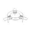 Multifunctional High-Foot 304 Stainless Steel Folding Steaming Rack