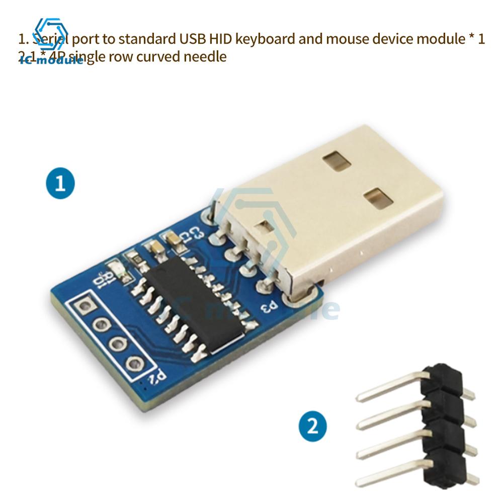 CH9329 Module UART/TTL Serial Port to USB HID Full Keyboard Mouse Driver-Free Game Development Box