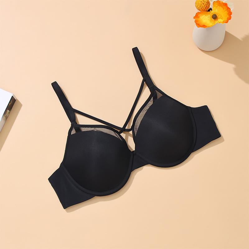 Sexy Women's Underwear Bra Beautiful Chest Strap Gathered Bra Anti Sagging Seamless Bra