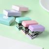 1 Set Small Stapler with Staple Desk Stapler Plastic Office Stapler 6-10 Sheets Capacity For Daily Use