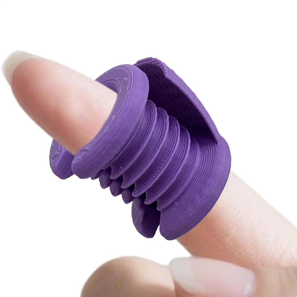 Häkel-Fingerschutz Strickhandwerk Fingergarnführer Werkzeug Häkel-Spannring 3D-Druck Garnführerring zum Stricken