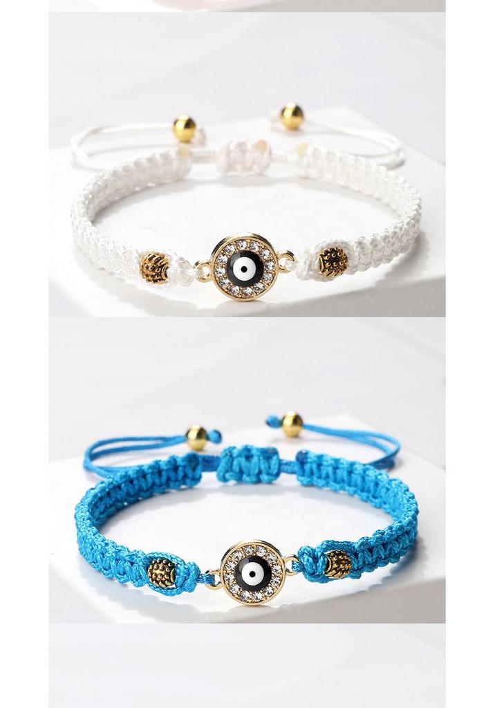 Red String Evil Eye Bracelet Set - Woven Hand Rope for Men & Women