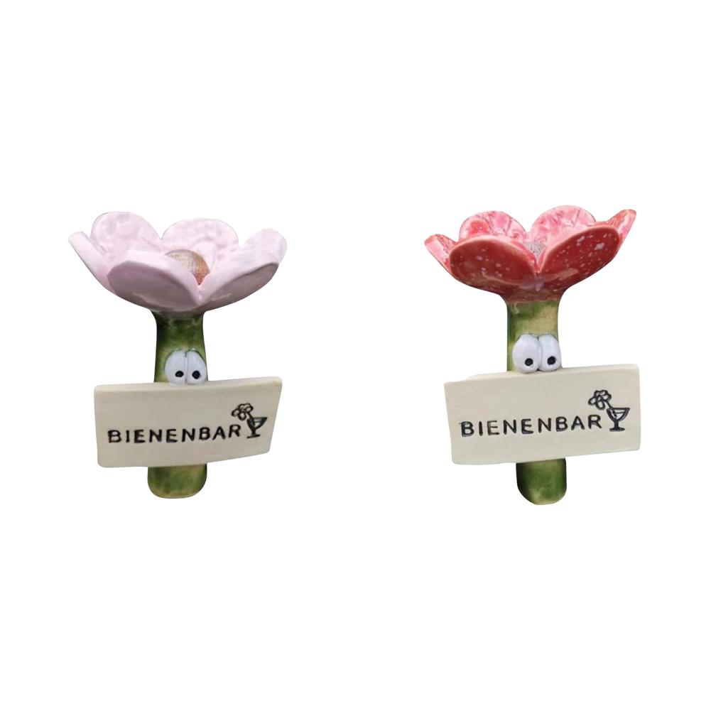 Insect Drinker Resin Simulated Flower Shaped Insect Drinking Tool Bee Drinkers Butterfly Drinking Cups for Wild Bees and Insects