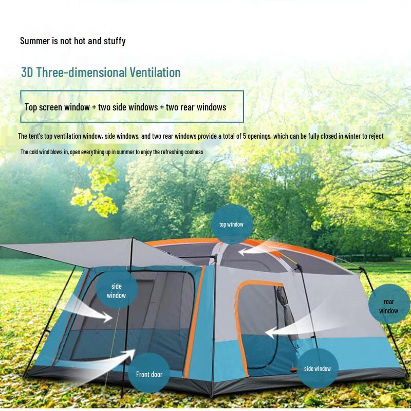 OEING Double Layer Outdoor Camping Tent