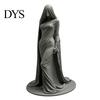 Stylish Desktop Display Statue Veiled Lady Ghost Statue, 3D Printed Shrouded Woman Sculpture, Gothic Hooded Mysterious Masked Figure Reaper Figurine,