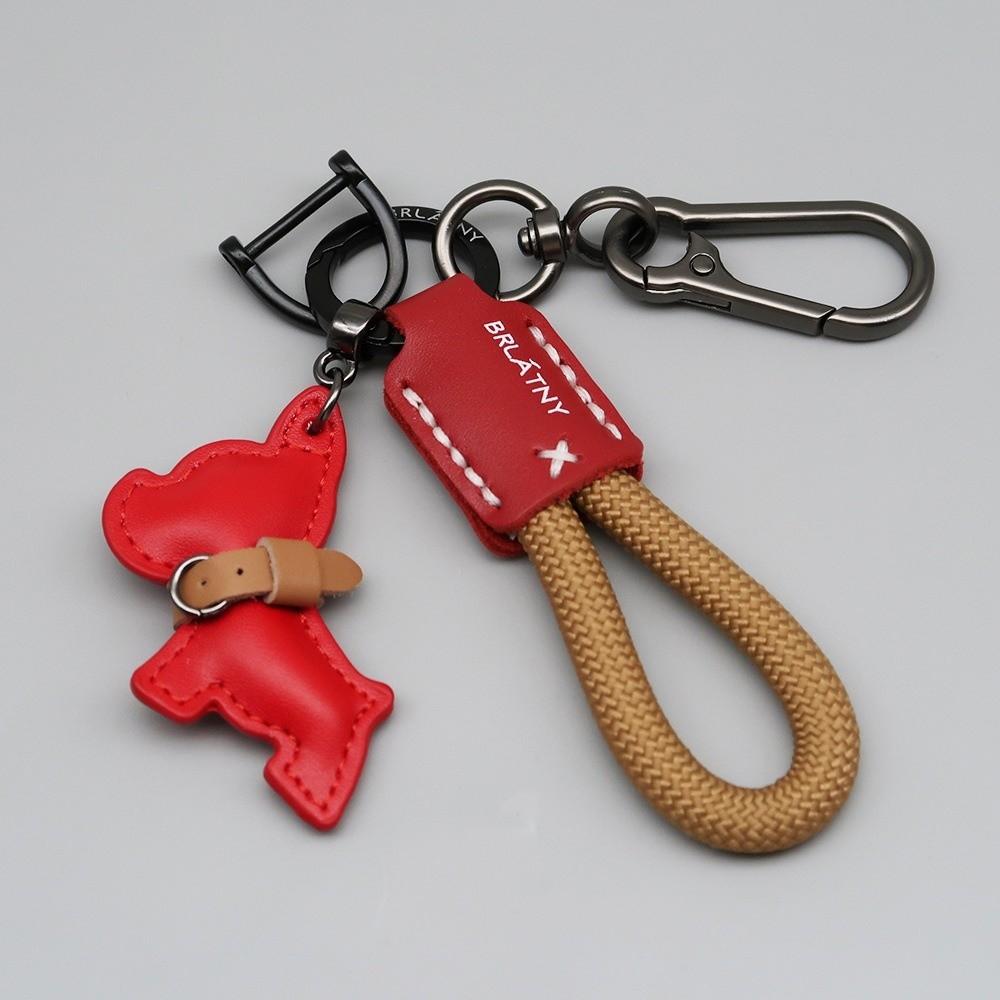 Leather Key Chain Handmade Keychain High Quality Keyrings  for Women Men