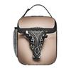 Tribal Bull Head Western Cowboy Insulated Lunch Bag for Women Cooler Thermal Food Box Tote Leakproof Lunch Boxes Container