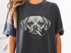 Smoking Puggle Shirt, Vintage Y2K Grunge Pug Beagle Mix Graphic Tee, Funny Dog Face Shirt, Comfort Colors® Edgy Meme T Shirt