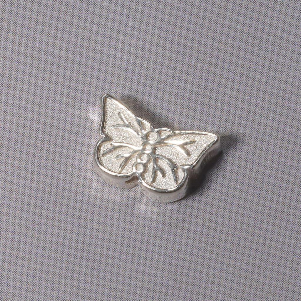 Sterling Silver Butterfly Spacer Beads - High-End DIY Jewelry Accessories